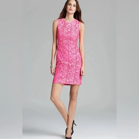 Kate Spade Pink Lace Mini Dress